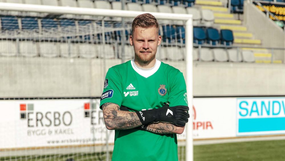 Gefle IF-målvakten Robin Wallinder.