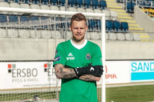 Gefle IF-målvakten Robin Wallinder.