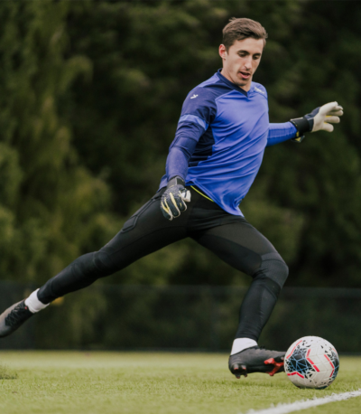 Målvakt som bär BodyShield GK Leggings