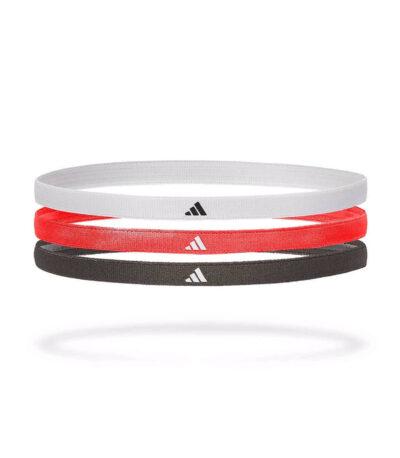 Bild på Adidas 3-pack Hårband - Svart/Vit/Röd.